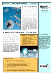 Ilmavirtausmittaukset (pdf) - Hantor-Mittaus Oy