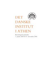 Beretning 2004-6 - Det Danske Institut i Athen