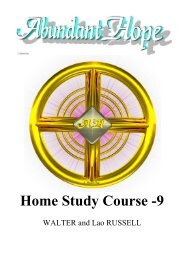 Home Study Course - 9 - AbundantHope.net