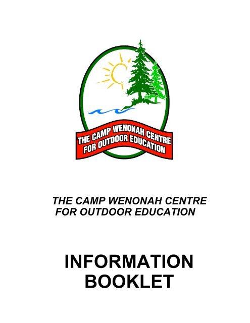 INFORMATION BOOKLET - Camp Wenonah