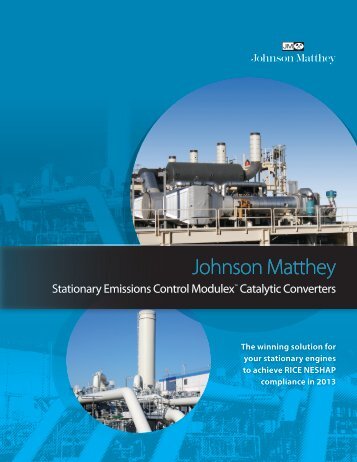 Johnson Matthey - Emission Control Technologies