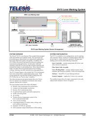 EV15 Laser Marking System - Telesis Technologies, Inc.