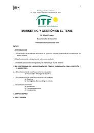 Marketing y gestión en el tenis, 2002 - Miguel Crespo