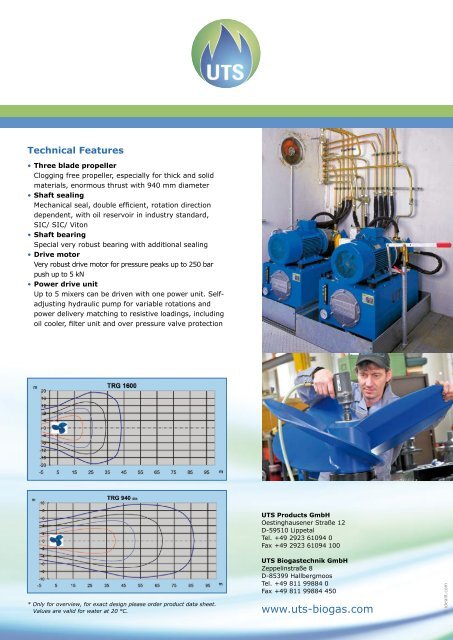 Hydraulic mixing technology (PDF). - UTS Biogas