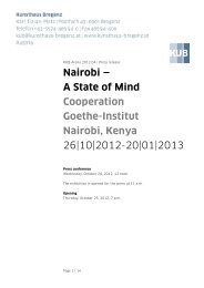 Nairobi — A State of Mind Cooperation Goethe-Institut Nairobi ...