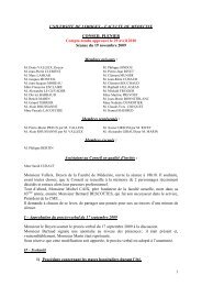 Membres prsents : - Faculté de Médecine de Limoges