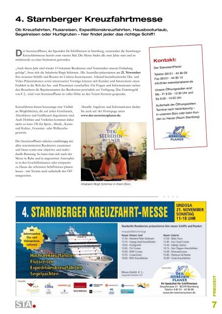 Stadtmagazin Starnberg - Stadtmarketing Starnberg