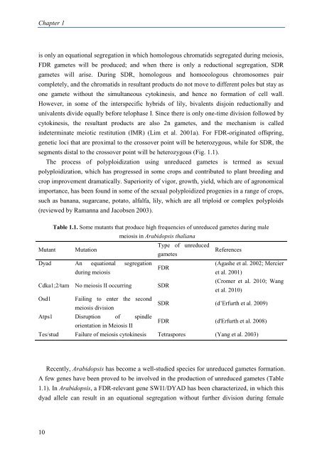 A molecular cytogenetic analysis of chromosome behavior in Lilium ...