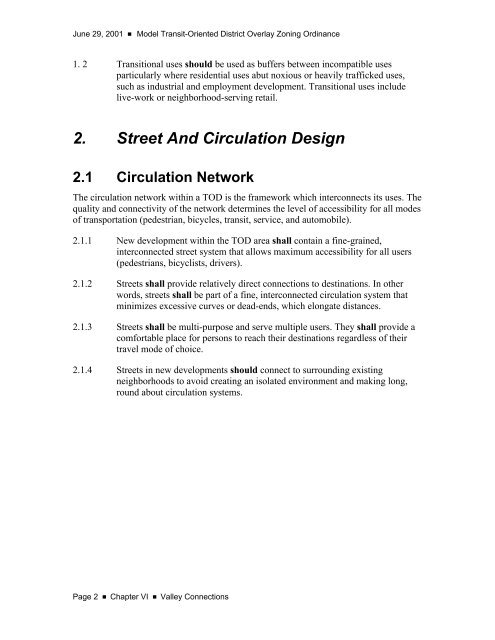 Model TOD Zoning Ordinance (PDF, 3.7 MB) - Reconnecting America