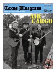 Volume 34, No. 10 - Central Texas Bluegrass Association
