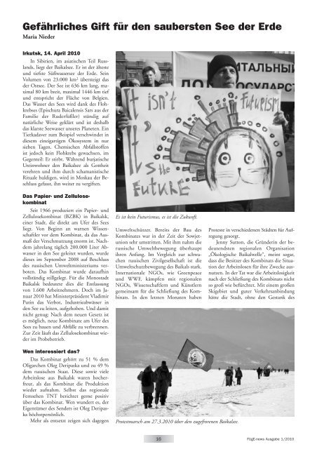 FUgE-news Ausgabe 1/2010 - FUgE Hamm