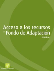 Acceso a los recursos DELFondo de AdaptaciÃ³n - Adaptation Fund