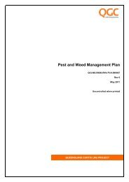 Pest and Weed Management Plan - QGC