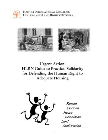 Urgent Action: HLRN Guide to Practical Solidarity for ... - hic-sarp.org