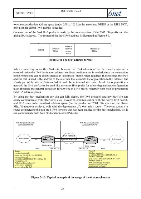 D2.2.4: Final IPv4 to IPv6 Transition Cookbook for ... - 6NET
