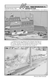 NEWSLETTER - NTRAK Modular Railroading Society, Inc.