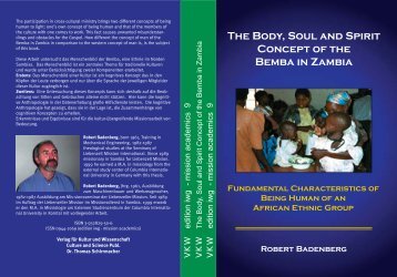 Robert Badenberg - The Body,Soul and Spirit - World Evangelical ...