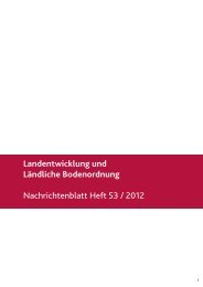 Landentwicklung und LÃ¤ndliche Bodenordnung Nachrichtenblatt Heft