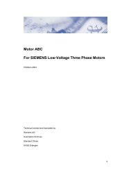 Motor ABC For SIEMENS Low-Voltage Three Phase Motors