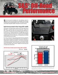 S&SÂ® Off-Road Performance - S&S Cycle