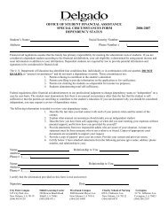 office of student financial assistance special circumstances form ...