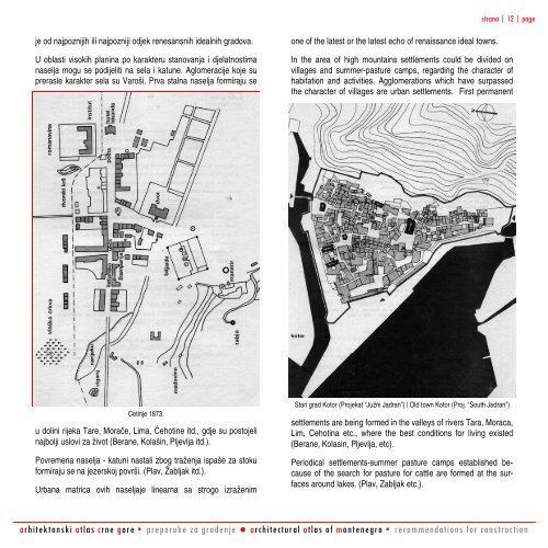 arhitektonski atlas crne gore architectural atlas of ... - Vlada Crne Gore