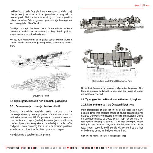 arhitektonski atlas crne gore architectural atlas of ... - Vlada Crne Gore