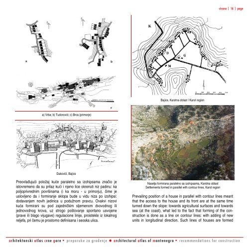 arhitektonski atlas crne gore architectural atlas of ... - Vlada Crne Gore