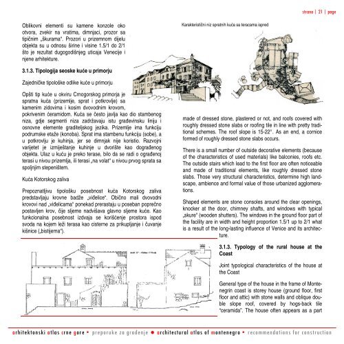 arhitektonski atlas crne gore architectural atlas of ... - Vlada Crne Gore