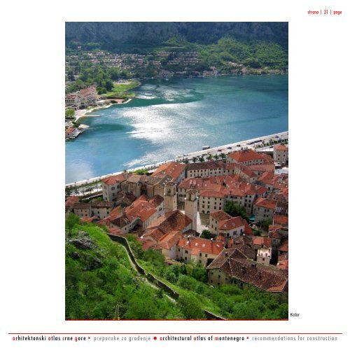 arhitektonski atlas crne gore architectural atlas of ... - Vlada Crne Gore