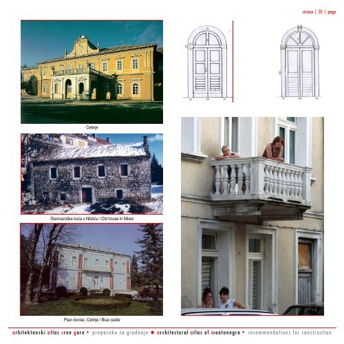 arhitektonski atlas crne gore architectural atlas of ... - Vlada Crne Gore