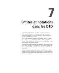 EntitÃ©s et notations dans les DTD - Pearson