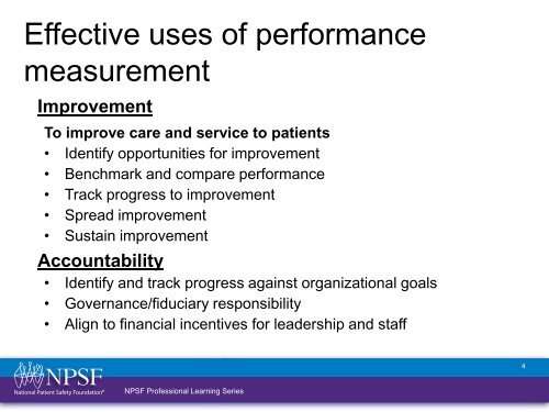 Patient Safety Curriculum Module 8: Methods for Measuring ...