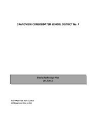 District Technology Plan - Grandview C-4 Schools