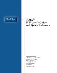 iRMX ICU User's Guide and Quick Reference - SLAC