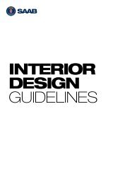 Interior design guidelines - Saab