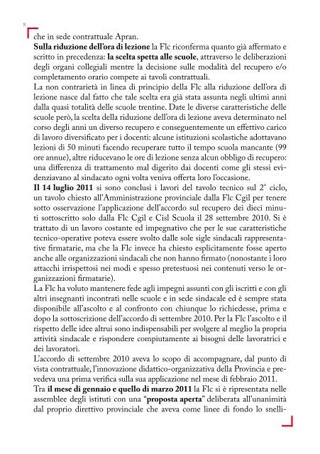 Come cambia la scuola in Trentino - CGIL del Trentino