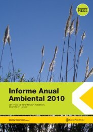 Informe Anual Ambiental 2010 - Agencia de ProtecciÃ³n Ambiental