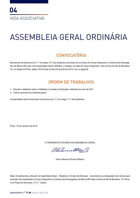 Fevereiro-Abril 12 - Grupo Desportivo e Cultural dos Empregados ...