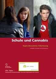 Schule und Cannabis - Sucht Schweiz