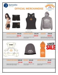 OFFICIAL MERCHANDISE - Gymnastics Australia