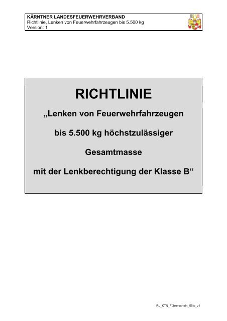 Download als pdf - Landesfeuerwehrverband Kärnten