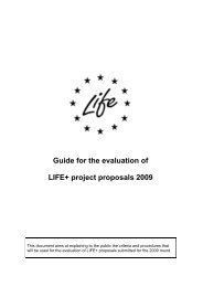 1 LIFE+ 2009 Evaluation Guide FINAL - Infoeuropa