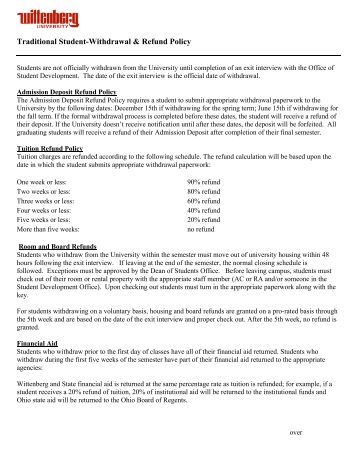Withdrawal form