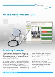 Air Velocity Transmitter - AVT00 - Didactum
