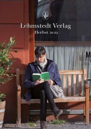 Lehmstedt Verlag, Herbst 2012, Katalog, Download als PDF