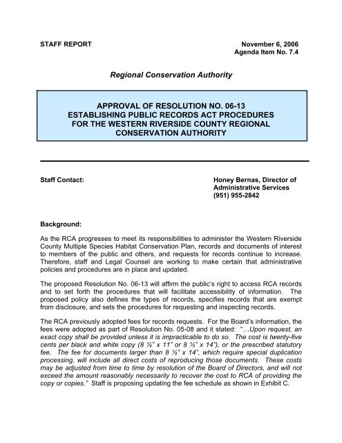 Agenda/Reports (17.0 MB) - Western Riverside County Regional ...