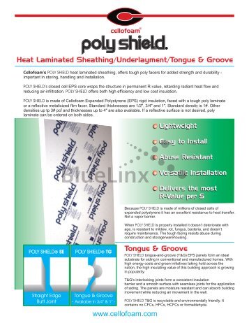 Poly Shield Heat Laminated Sheathing/Underlayment - BlueLinx