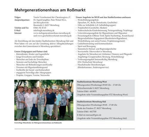 hochschule zwischen Innovation und Tradition - Stadt Merseburg