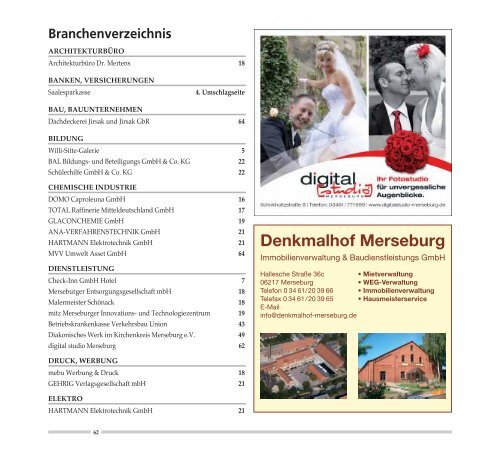 hochschule zwischen Innovation und Tradition - Stadt Merseburg
